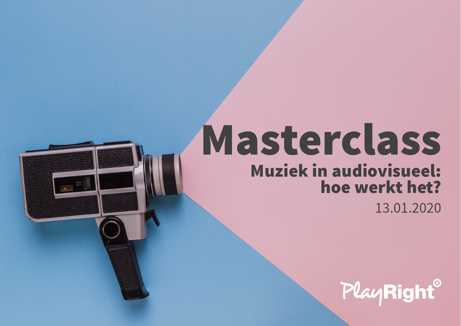 Masterclass “Muziek in audiovisueel: hoe werkt het?”