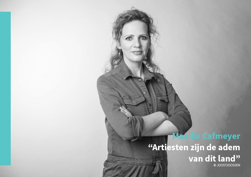 Maaike Cafmeyer: “Artiesten zijn de adem van dit land”