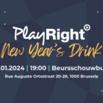 Inscrivez-vous pour le Drink du Nouvel An de PlayRight le 22 janvier !