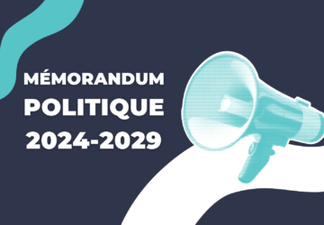 Publication : Mémorandum politique de l’artiste-interprète 2024-2029